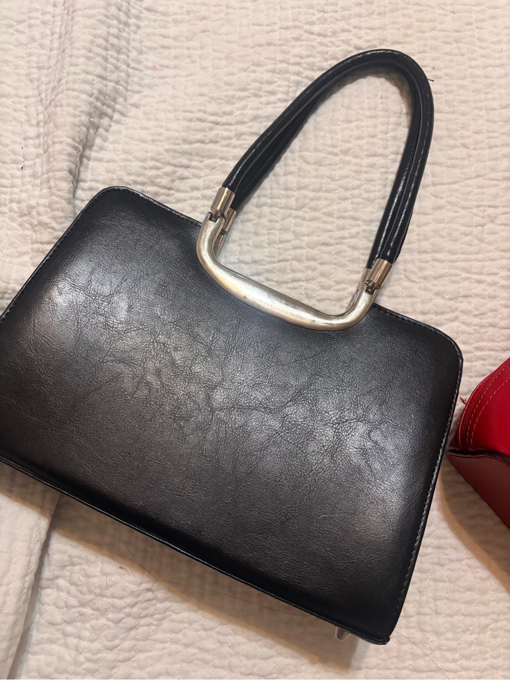 Classic Black Top-Handle Women's Bag